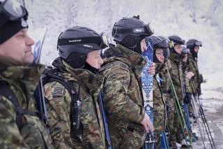 Zimowe szkolenie funkcjonariuszy Straży Granicznej 