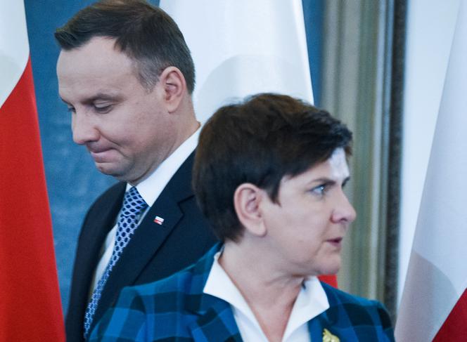 Andrzej Duda prezydent Beata Szydło premier