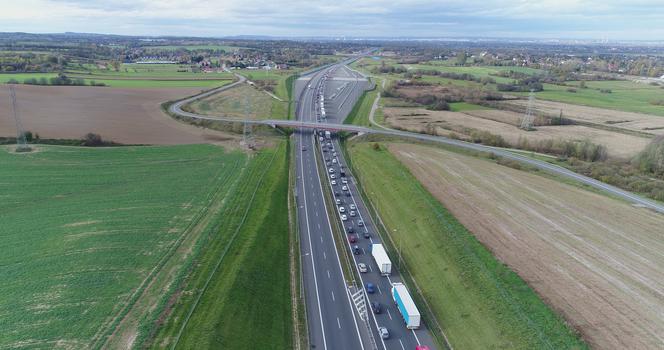 Korek-gigant na autostradzie A4 w Małopolsce