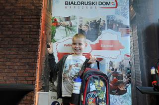 Białystok. Wyprawki szkolne dla dzieci uchodźców z Białorusi [ZDJĘCIA]