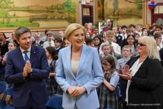 Małżonka Prezydenta Agata Kornhauser–Duda odwiedziła Akademię Katolicką św. Stanisława Kostki w Nowym Jorku