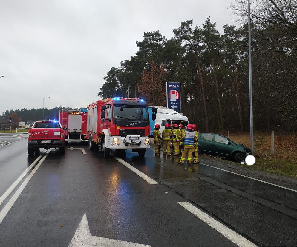 Czołowe zderzenie na obwodnicy Kórnika