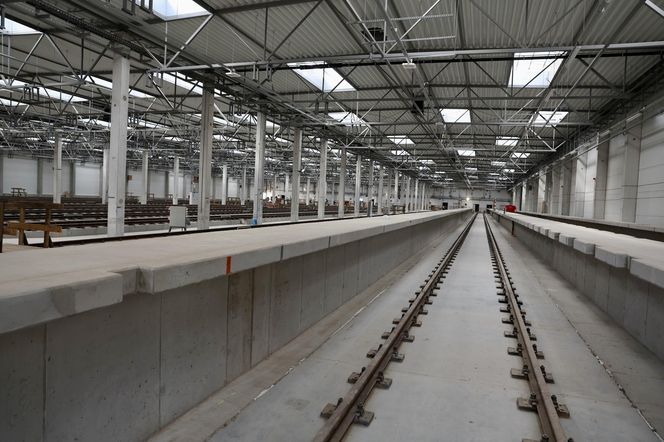 Byliśmy na placu budowy STP Karolin. Tu powstaje wielka sypialnia dla pociągów metra