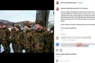 Księżniczka poszła w kamasze. Dostała broń, jest w armii. Zero przywilejów