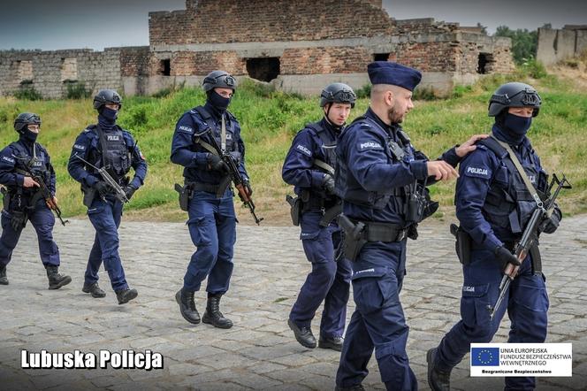 Napad i ucieczka - ćwiczenia lubuskich policjantów