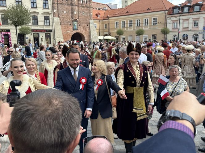 Rekordowy długi polonez w centrum Lublina