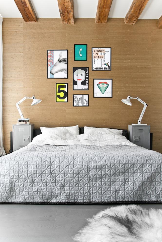 Sypialnia inspiracja w stylu eklektycznym
