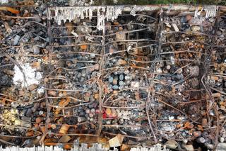 Oto jak wygląda hala po pożarze w Przylepie przy Zielonej Górze