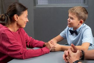 Barwy szczęścia odc. 3113. Kasia (Katarzyna Glinka), Ksawery (Bartosz Gruchot)