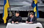 Prezydent Ukrainy i premier Szwecji podpisują list intencyjny