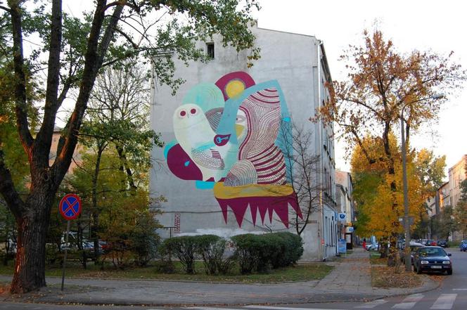Mural przy Rybnej 2/4