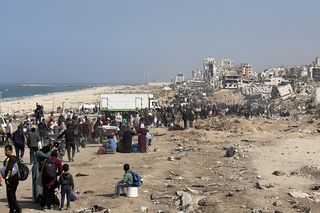 Palestyńczycy nie chcą opuszczać Gazy