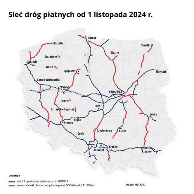 Więcej płatnych dróg - uwaga kierowcy ciężarówek