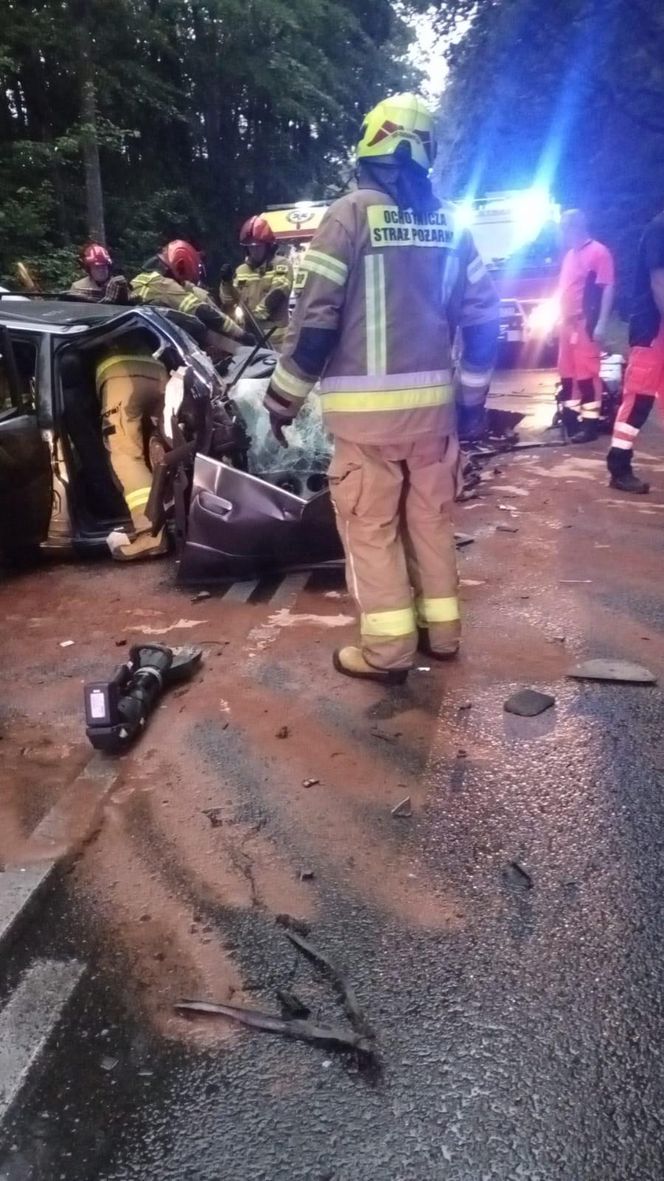 Wypadek na trasie Złocieniec - Siemczyno