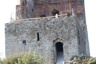 Zamek w Melsztynie po zakończeniu 3. etapu odbudowy