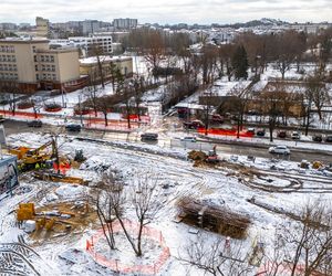 Budowa tramwaju do Dworca Zachodniego w styczniu 2025