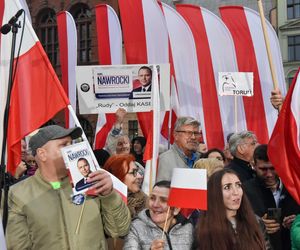 Karol Nawrocki przyjechał do Torunia. Fotorelacja ze spotkania