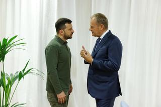 Volodymyr Zelenskyy, Donald Tusk