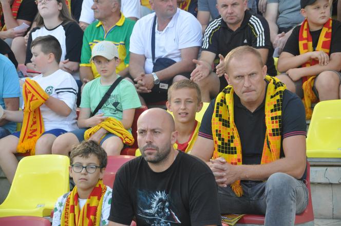 Korona Kielce - Cracovia. Zdjęcia kibiców podczas meczu. 10 sierpnia 2024