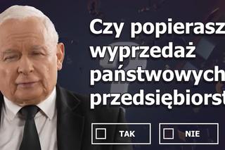 Tak będzie brzmiało pierwsze pytanie referendalne. Podał je Jarosław Kaczyński 