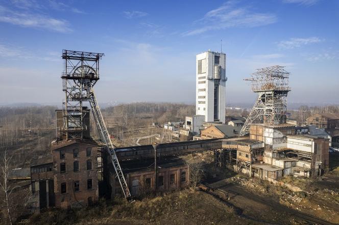 Wieża szybu „Rejtan” po byłej KWK „Centrum” w Bytomiu