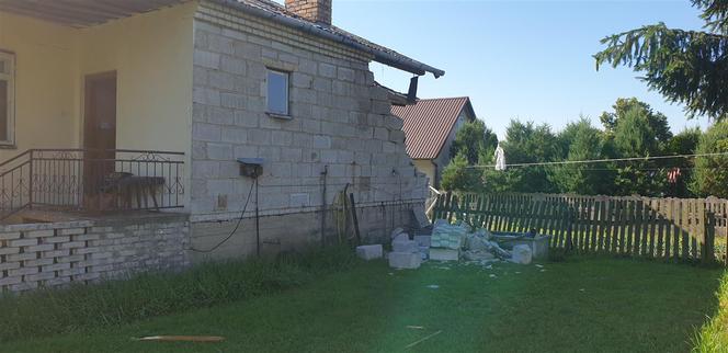 Radziwiłówka. Wybuch gazu. Jedna osoba ranna