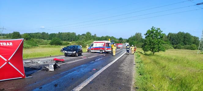 Wypadek śmiertelny na trasie numer 74 w miejscowości Przełom