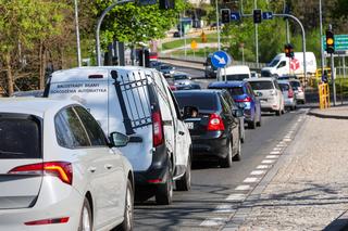 Majówkowy korek na Zakopiance