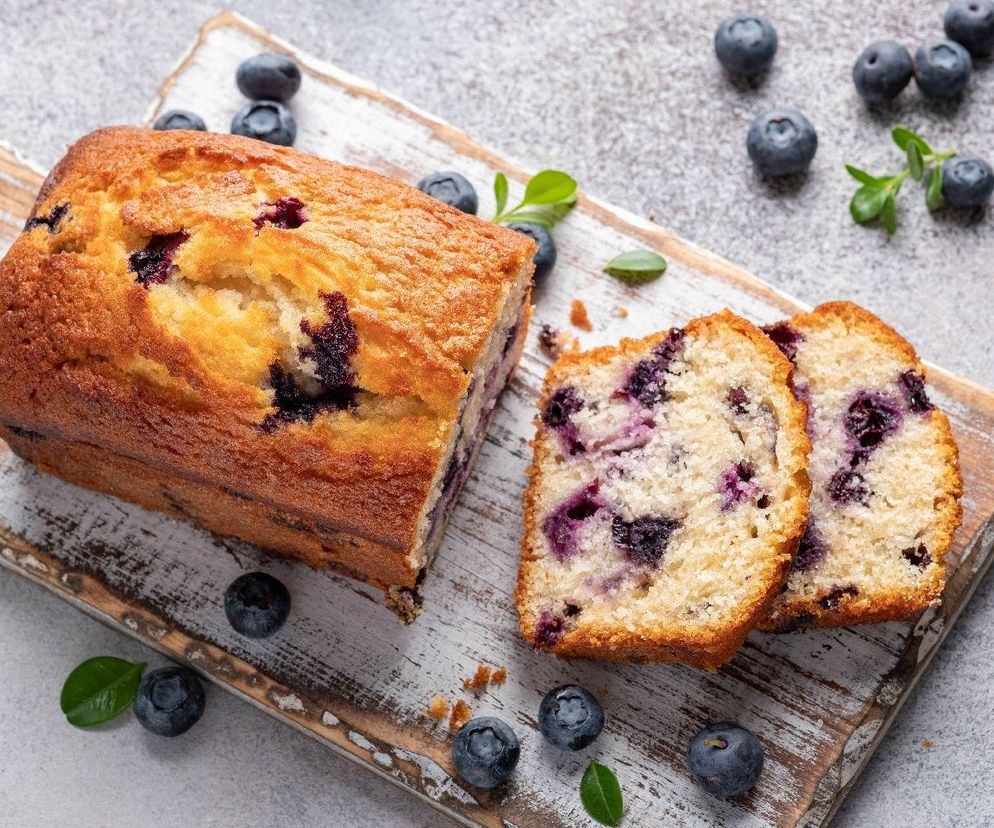 proste ciasto z jagodami