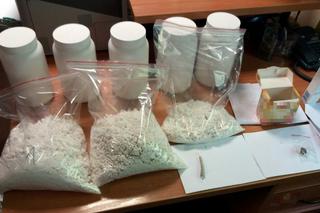 Lublin: 11 kg amfetaminy w walizce. 32-letni diler zatrzymany [ZDJĘCIA, WIDEO]