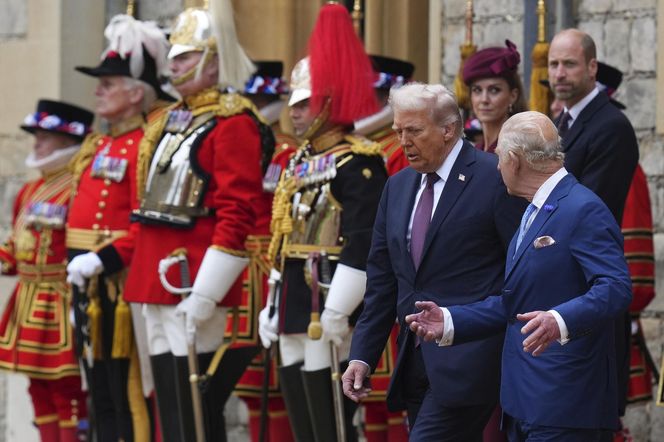 Donald Trump w Wielkiej Brytanii, spotkanie z królem Karolem III