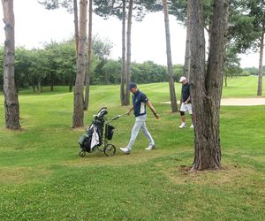 Jerzy Dudek na polu golfowym