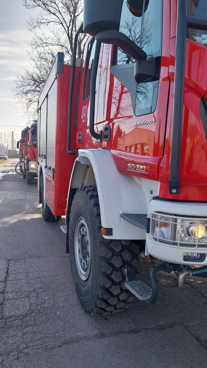 Pożar na osiedlu Bugaj w Starachowicach