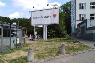 Oryginalne wyznanie miłości w centrum Szczecina