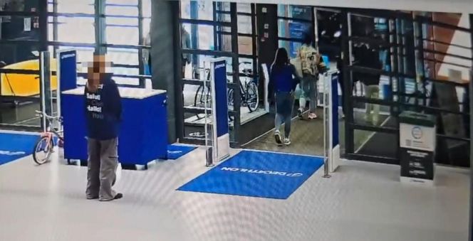 Ukradła i schowała się przed policją za drzewem