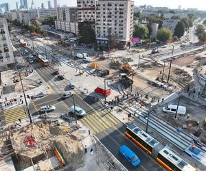Budowa tramwaju do Dworca Zachodniego w Warszawie we wrześniu 2025 r.
