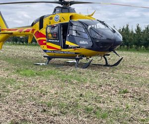 Tragedia w sadzie. Śmiertelny wypadek w Święcicy pod Sandomierzem. Mężczyzna przejechany przez platformę rolniczą