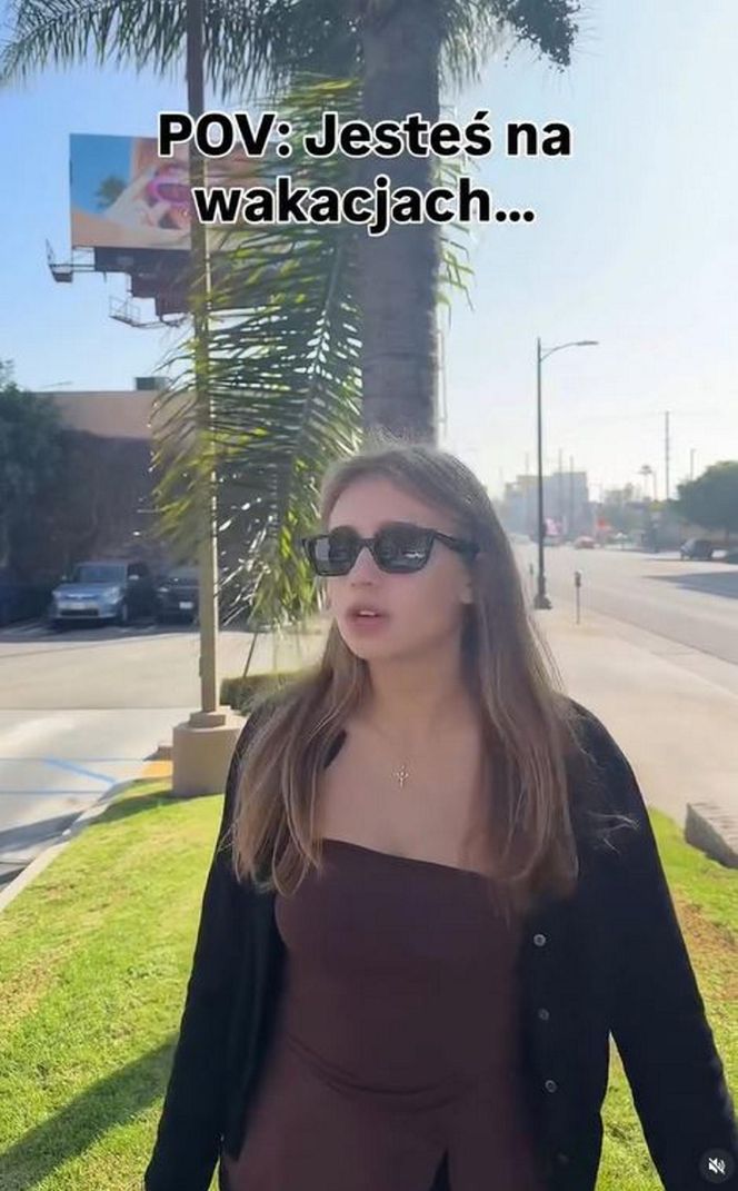 Oliwia Bieniuk na wakacjach
