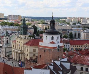 Panorama Lublina z najwyższego punktu widokowego w mieście - Wieży Trynitarskiej