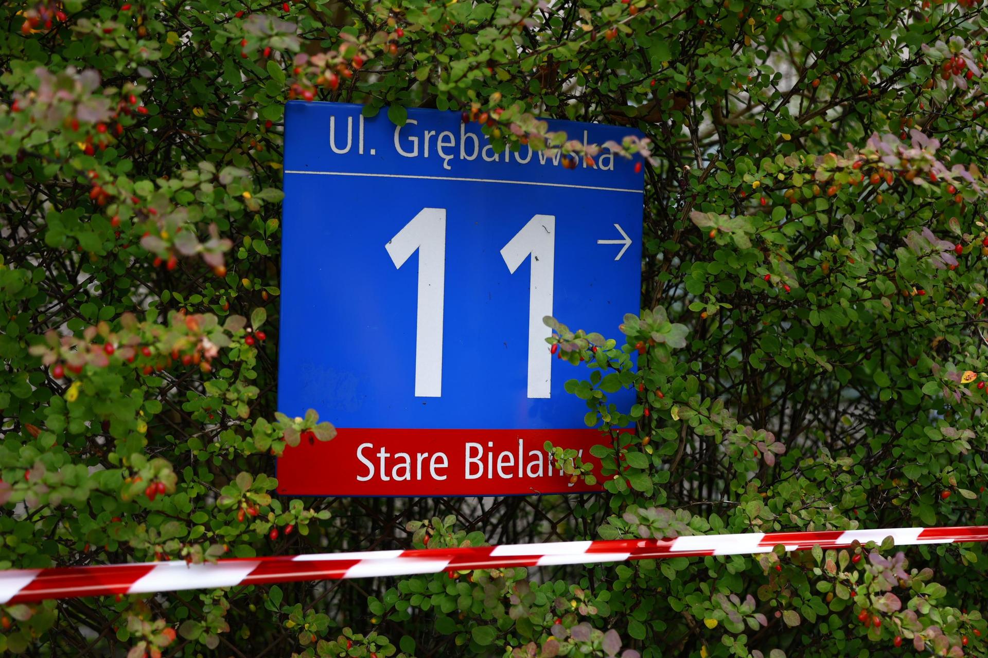 Rozbiórka domu przy Grębałowskiej w Warszawie