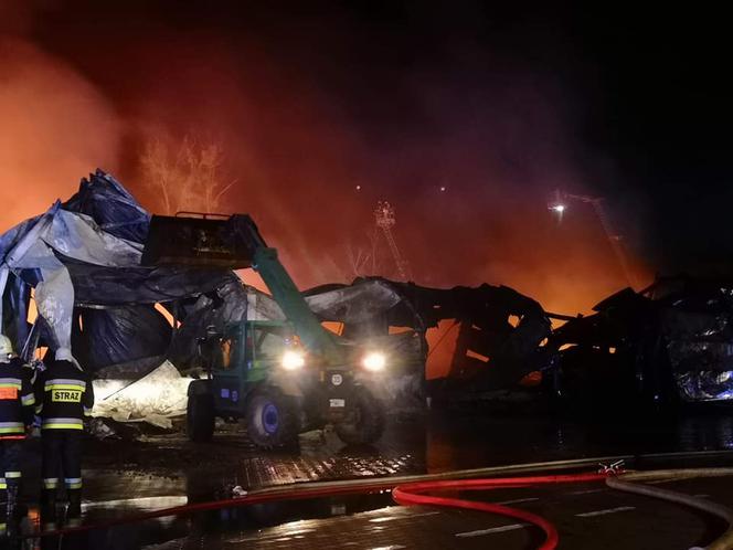 Ogromny pożar w Buszewie
