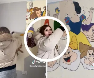 Zerwała starą tapetę i odkryła pod nią kolorowe murale. Niektóre budzą ciary!