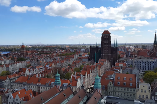Panorama Gdańska z wysięgnika strażackiego! [WIDEO]