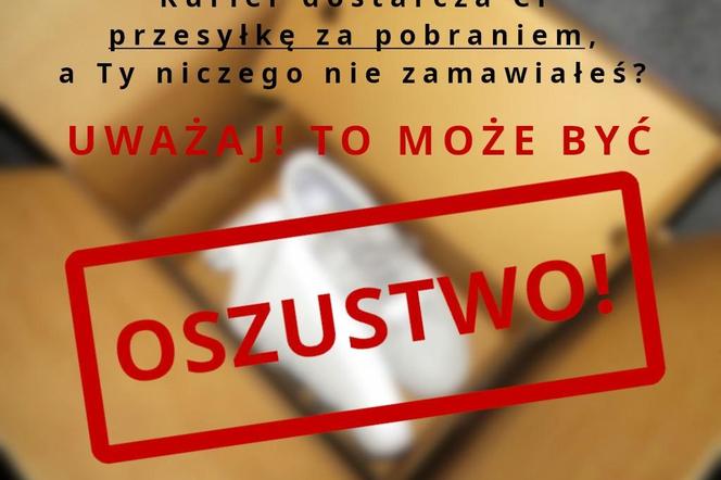 Uwaga na fałszywe paczki i przesyłki. Ostrzega policja z Nowego Sącza 