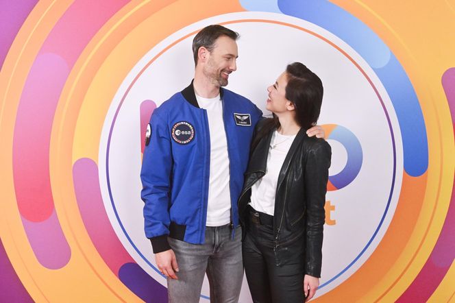 Aleksandra Uznańska-Wiśniewska i Sławosz Uznański-Wiśniewski 