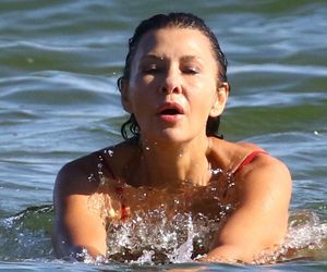 Anna Popek pracuje w zimnym morzu