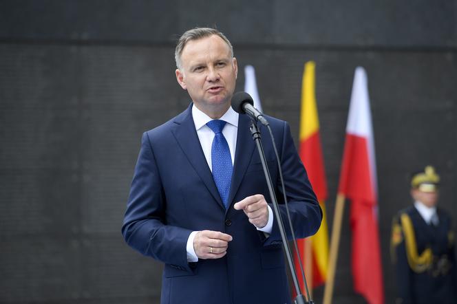 Andrzej Duda o reparacjach wojennych od Niemiec: Zapłatę odczuje w kieszeni niemiecki podatnik