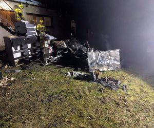 Chciała spalić... koce w grillu. Omal nie spaliła domu