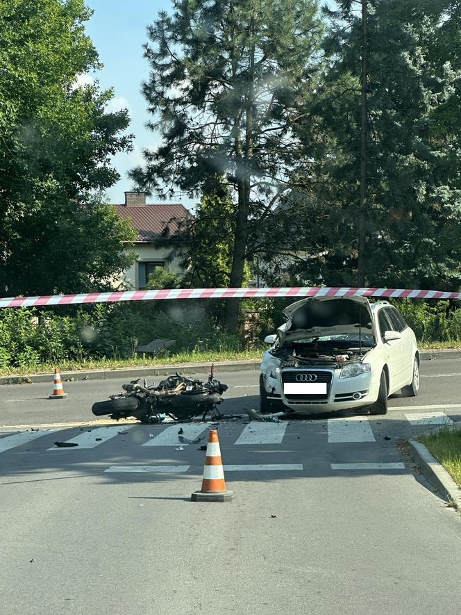 Groźny wypadek na skrzyżowaniu ul. Cegielnianej i Żytniej w Kraśniku