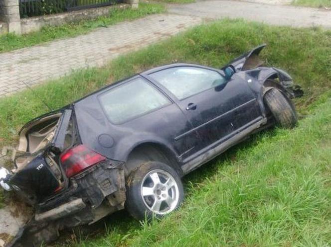 Wypadek w Trzcinicy koło Jasła